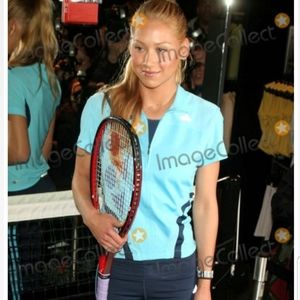 Autographed Anna Kournikova Adidas tennis top